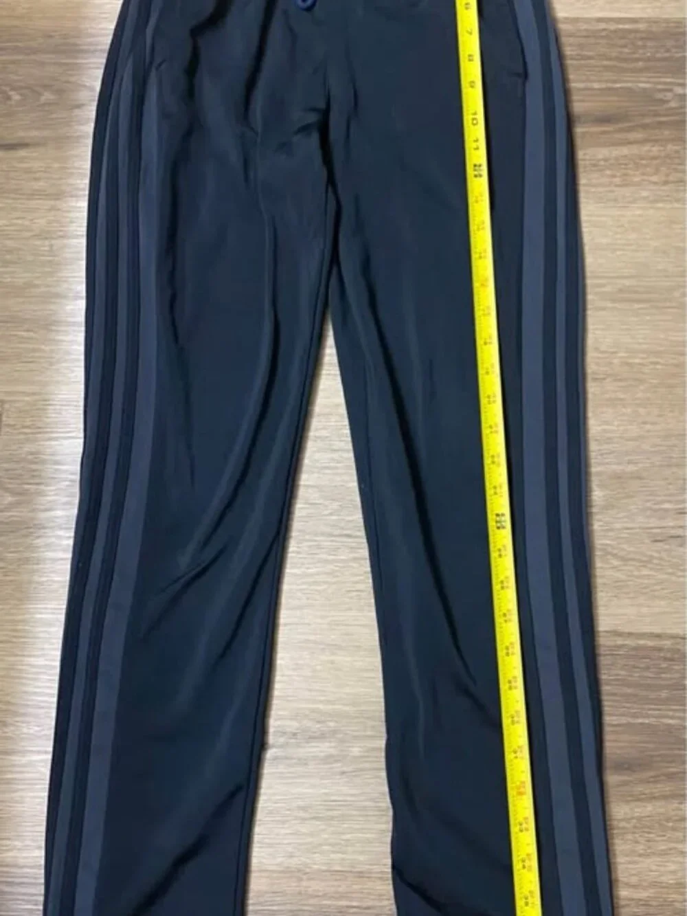 Adidas Men’s Black Primegreen 3-Stripe Tricot Soccer Track Pants Size Small
